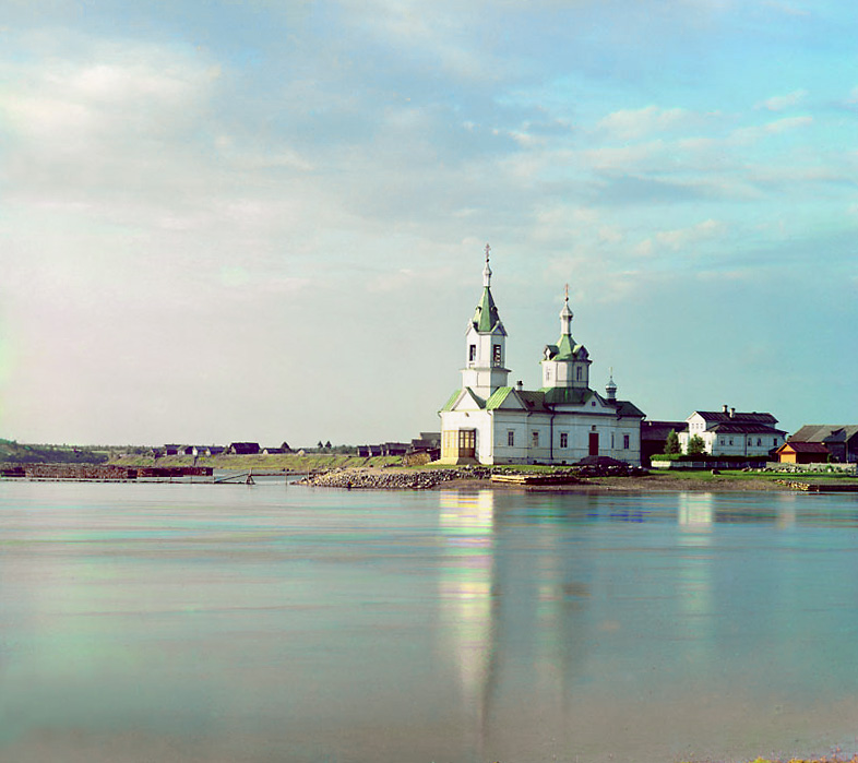 .Богоявленская церковь в с.Важино на р.Важинке.1909.jpg