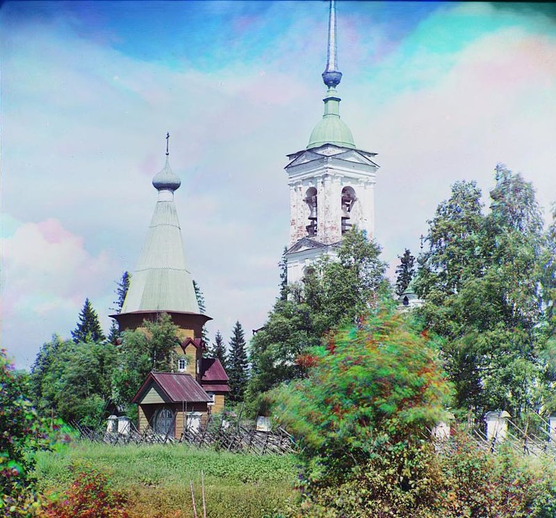 .Вид церкви Преображения.Пидьма.1909.jpg